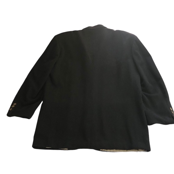Men's Manuel Ritz Pipo Wool/Cashmere Black Single Breasted Blazer. Size 50 - Picture 16 of 16